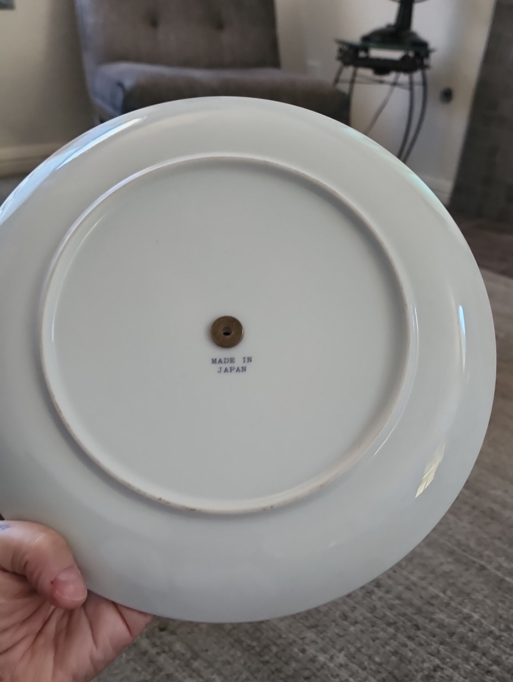 Porcelain Two-Tier Dessert Holiday Server Vintage. Mervyns Brand, 1980s - Picture 7 of 14